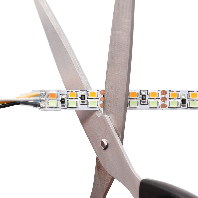 12V SMD2835 8mm Narrow Double Row Blue And Yellow LED Circadian Rhythm Lighting Strip 12V SMD2835 8mm Narrow Double Row Blue And Yellow LED Circadian Rhythm Lighting Strip